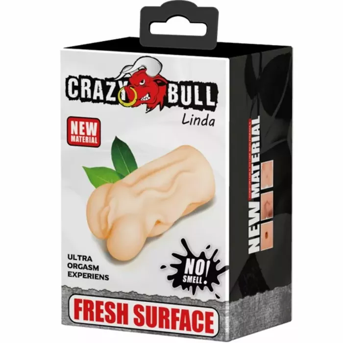 Мастурбатор Crazy Bull Linda — силиконовый вагинальный рукав Photo 5