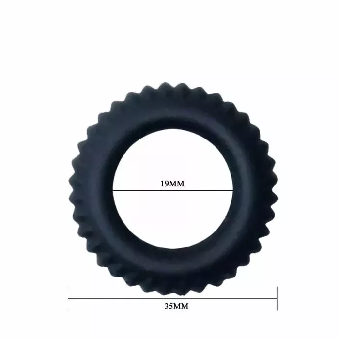 Cockring BAILE TITAN BLACK 1,9 cm Photo 4
