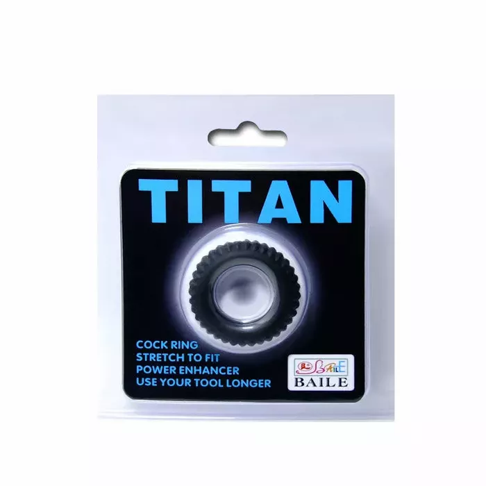 Cockring BAILE TITAN BLACK 1,9 cm Photo 5