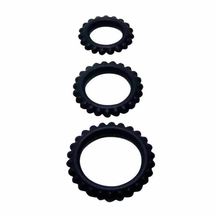 Cock ring set BAILE TITAN 3 pcs Photo 2