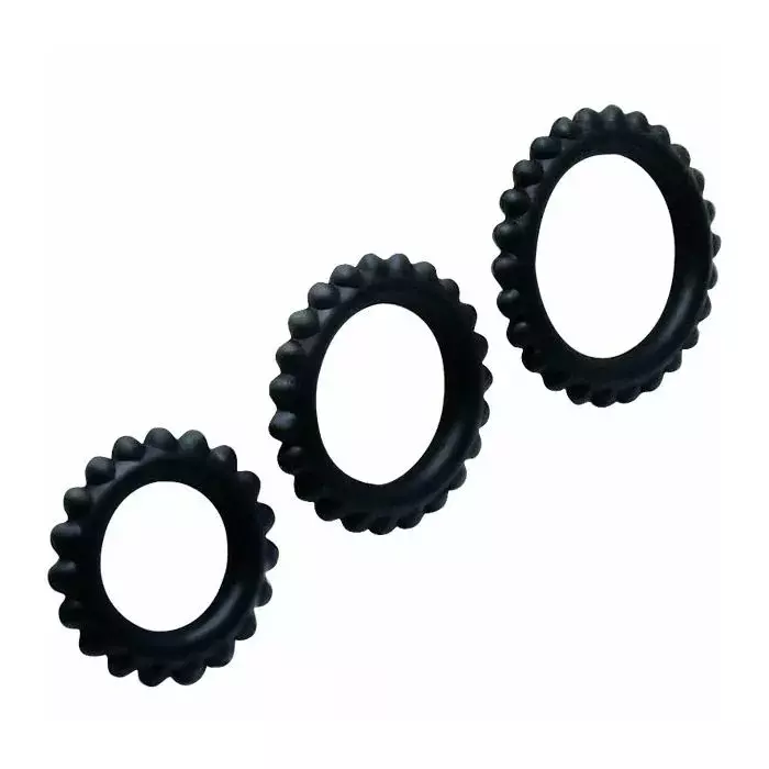 Cock ring set BAILE TITAN 3 pcs Photo 3
