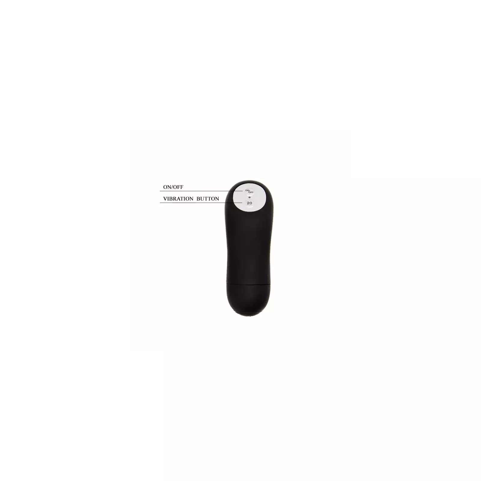 Насадка на пенис BAILE RING REMOTE CONTROL BLACK 20V D-207053 Photo 5