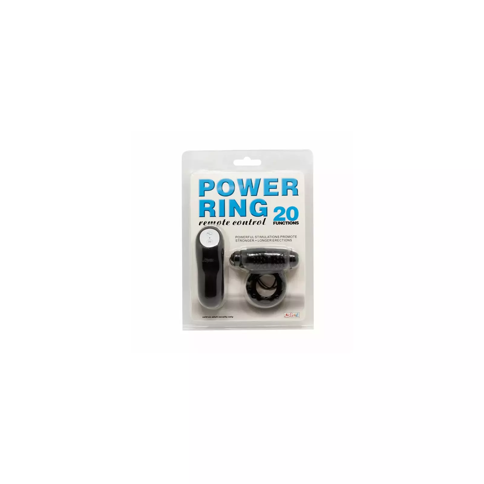 Насадка на пенис BAILE RING REMOTE CONTROL BLACK 20V D-207053 Photo 7