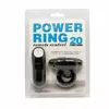 Насадка на пенис BAILE RING REMOTE CONTROL BLACK 20V D-207053 Photo 7