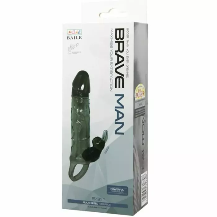 Penis sleeve BAILE Brave Man 16.5 cm Photo 9