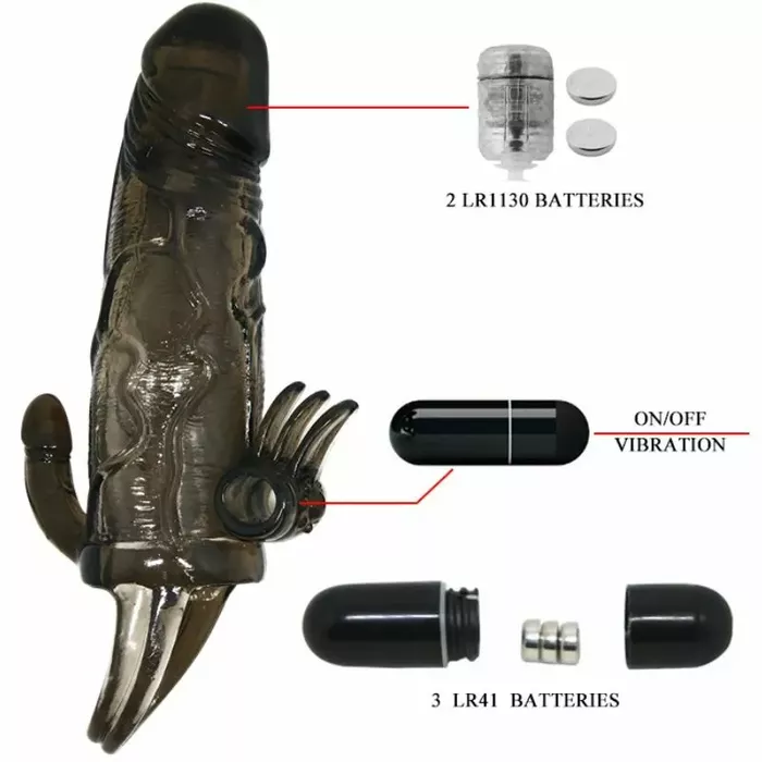 Penis sleeve BAILE Brave Man 16.5 cm Photo 8