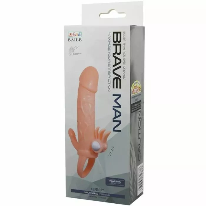 Penisa pārvalks BAILE Brave Man 16,5 cm Photo 10