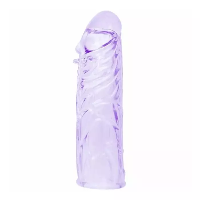 Penis sleeve BAILE LILAC — 13 cm, TPR Photo 8