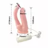 Вибратор BAILE Realistic Penis Double Penetration Photo 2