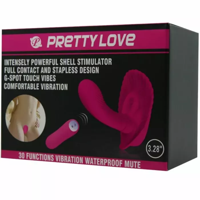 Remote-control shell vibrator FLIRTATION PRETTY LOVE Photo 8