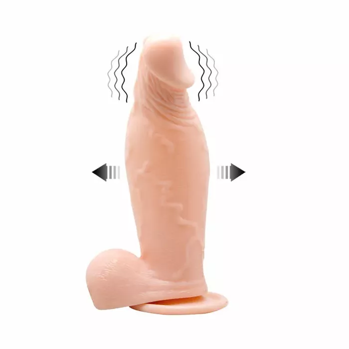 Piepūšams vibrējošs dildo BAILE D-219111 Photo 3