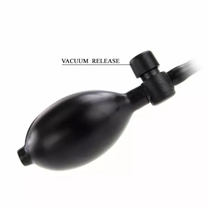 Piepūšams vibrējošs dildo BAILE D-219160, 18,8 cm Photo 6