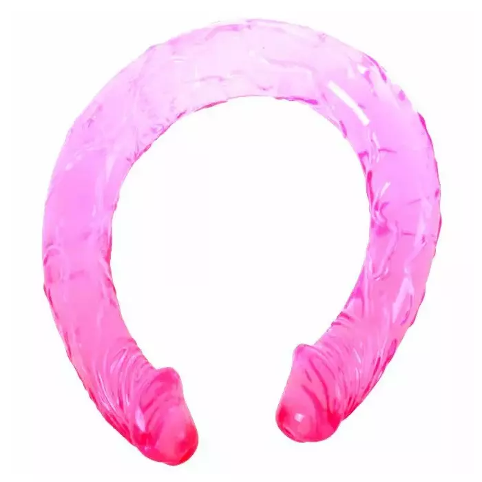 Dildo BAILE D-205160 — divpusējs TPR, 44,5 cm Photo 3