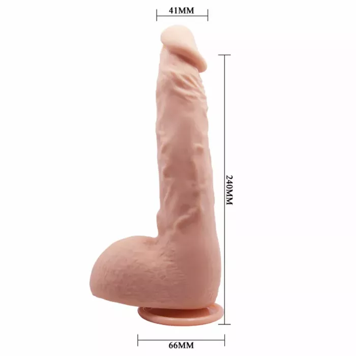 Dildo BAILE Jason Natural — 24 cm ABS+PVC Photo 2