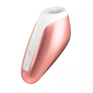 Satisfyer Love Suctioner Breeze — klitorālais sūcējs-vibrator, 98 mm garums, 40 mm diametrs, uzlādējams, varškrāsas apdare