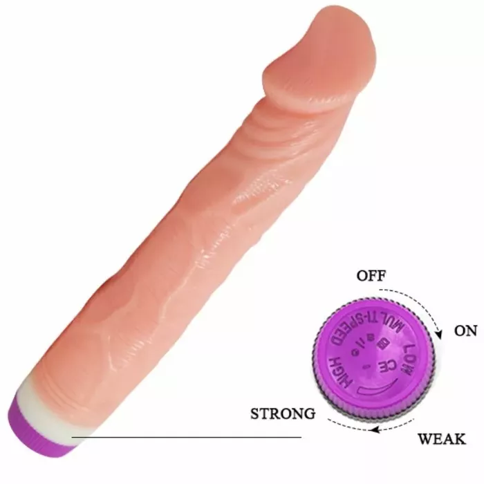 Vibrator BAILE Natural Realistic 22 cm Photo 6