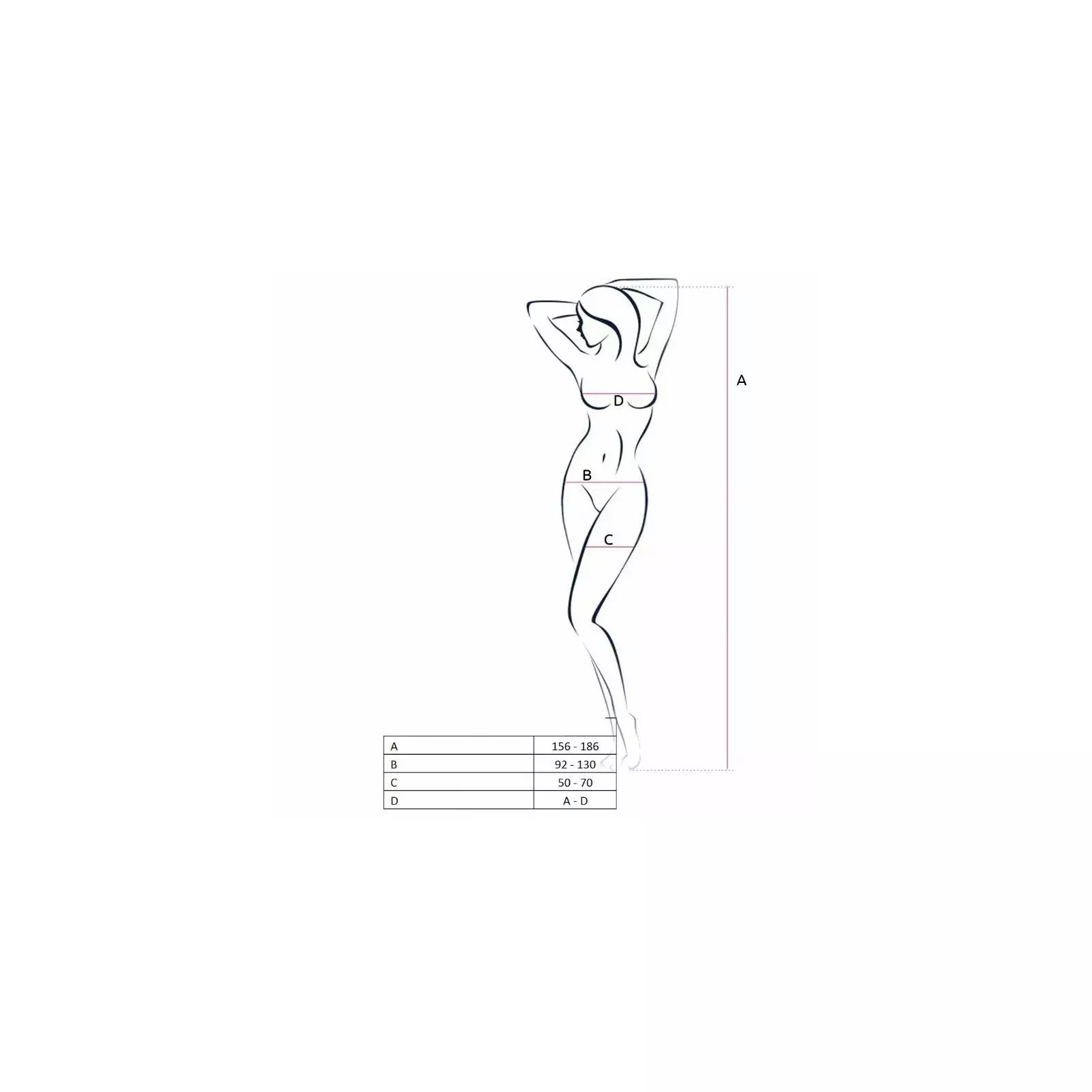 PASSION - WOMAN BS050 BODYSTOCKING Photo 2