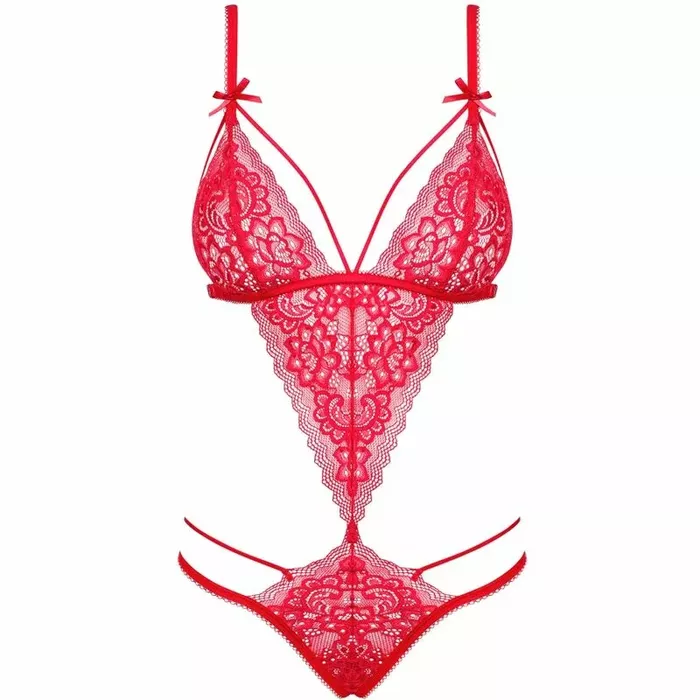 Боди OBSESSIVE D-225608 — женское красное L/XL Photo 3
