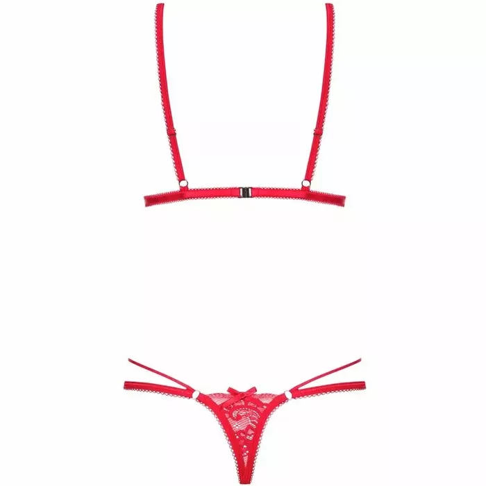 Боди OBSESSIVE D-225608 — женское красное L/XL Photo 4