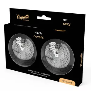 COQUETTE CHIC DESIRE NIPPLE COVERS SILVER