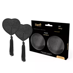 COQUETTE CHIC DESIRE NIPPLE COVERS BLACK