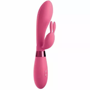 OMG SELFIE SILICONE VIBRATOR RABBIT PINK