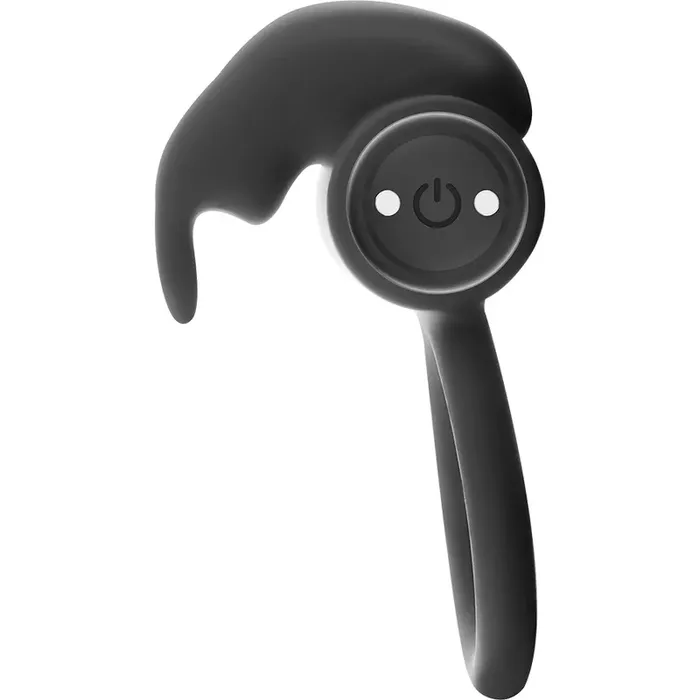 Vibrating Ring black&silver BURTON Rechargeable 10V Photo 5