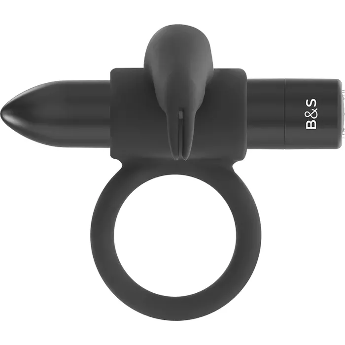 Vibrating Ring black&silver BURTON Rechargeable 10V Photo 6