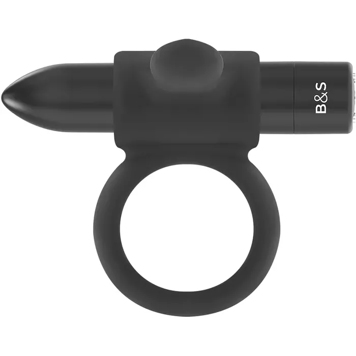 Vibrating Ring black&silver CAMERON Rechargeable 10V Photo 5