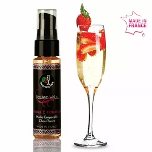 VOULEZ-VOUS WARMING BODY OIL- CAVA WITH STRAWBERRIES 35 ML
