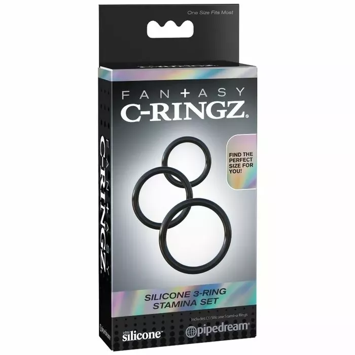 Силиконовый набор stamina колец — fantasy c-ringz 3 шт. Photo 3