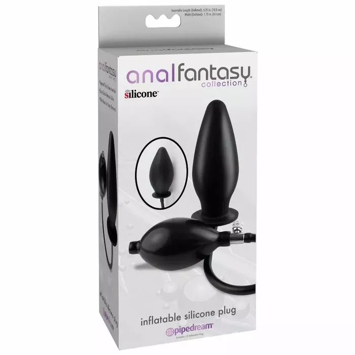 Надувная силиконовая анальная пробка anal fantasy series PD4668-23 Photo 3