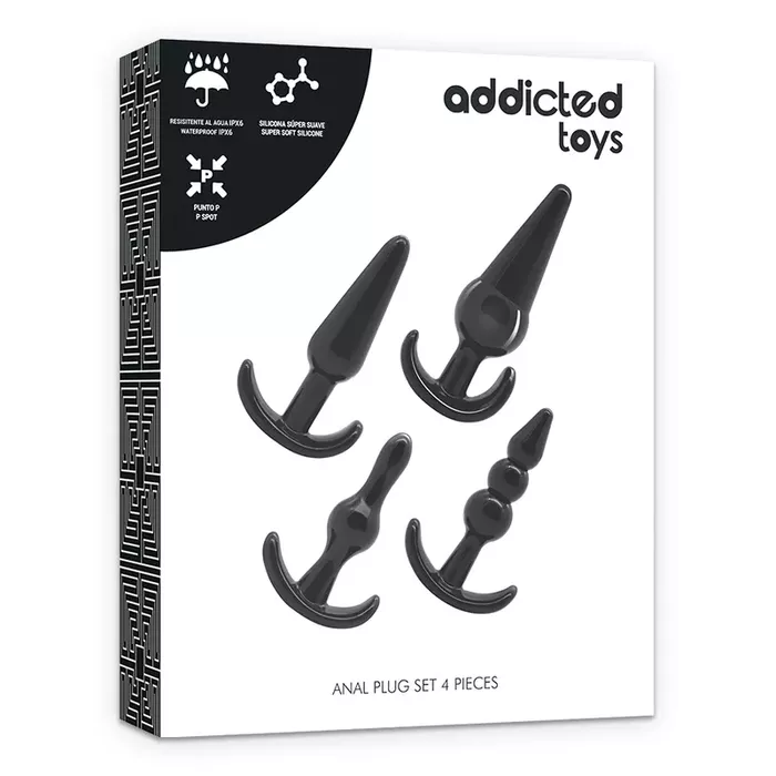 Anal plug set Addicted Toys — Set of 4 Photo 12