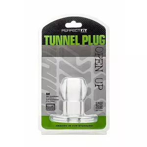 PERFECT FIT ASS TUNNEL PLUG SILICONE CLEAR M