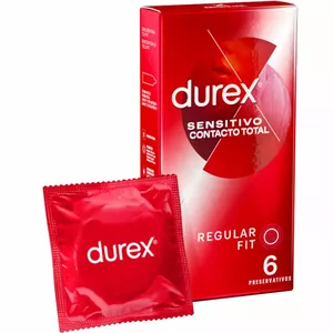 SENSITIVE DUREX CONTACT TOTAL 6 UNITS