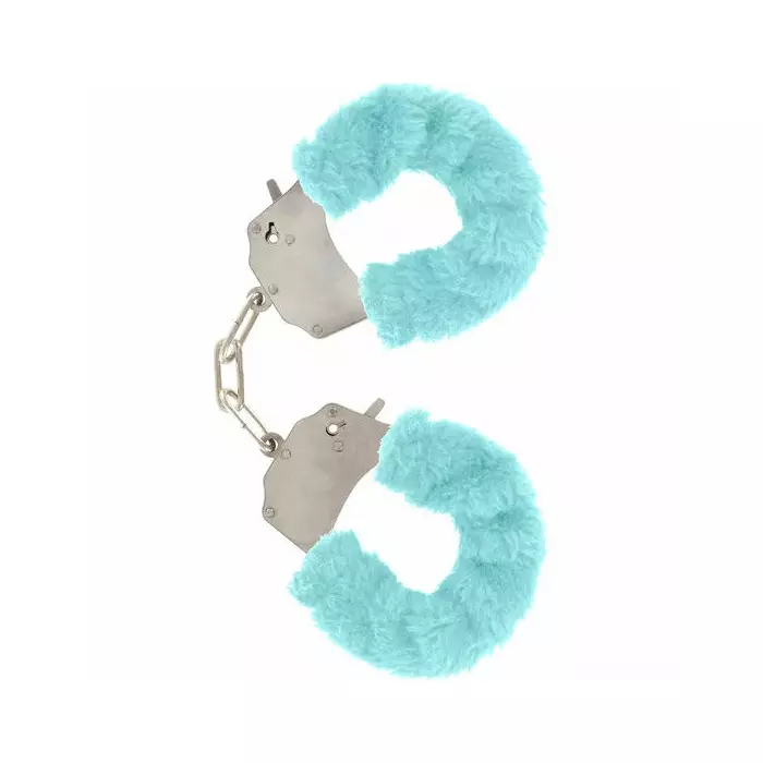 Verdzēšanas aproces just for you Furry Fun Cuffs Zilas Photo 2