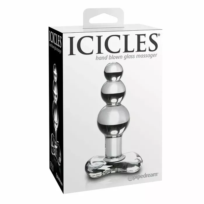 Анальная пробка icicles N. 47 Crystal Massager Photo 2