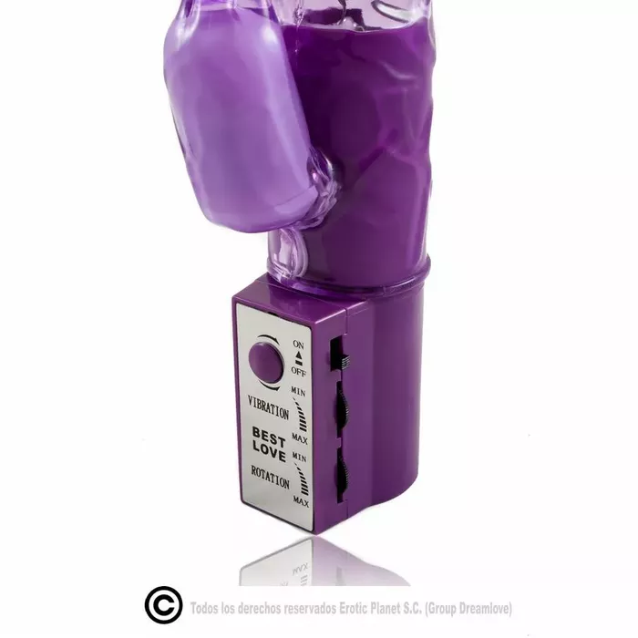 Krūšu vibrators BAILE Lilac Rotator Superstimulator Photo 2