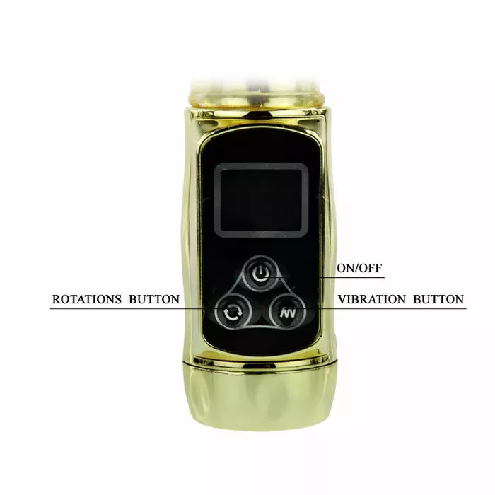 Vibrator BAILE Rabbit Siberia Passion Gold Photo 8