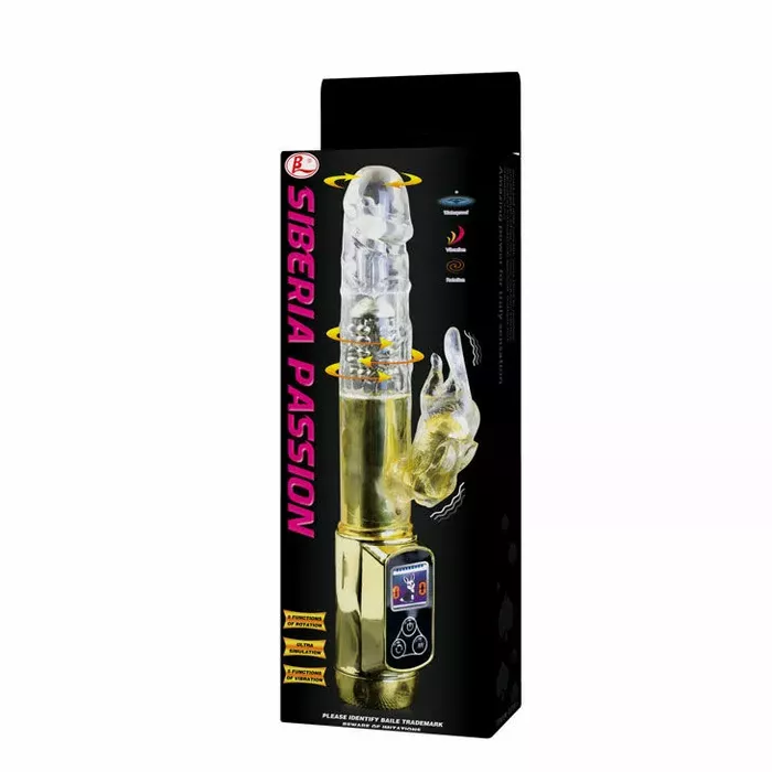 Vibrator BAILE Rabbit Siberia Passion Gold Photo 10