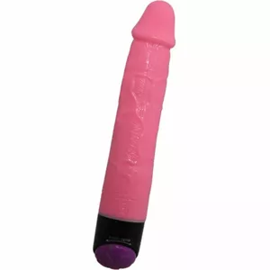 Vibrators BAILE Colorful Sex Realistic — rozā, garums 23 cm, svars 0.245 g