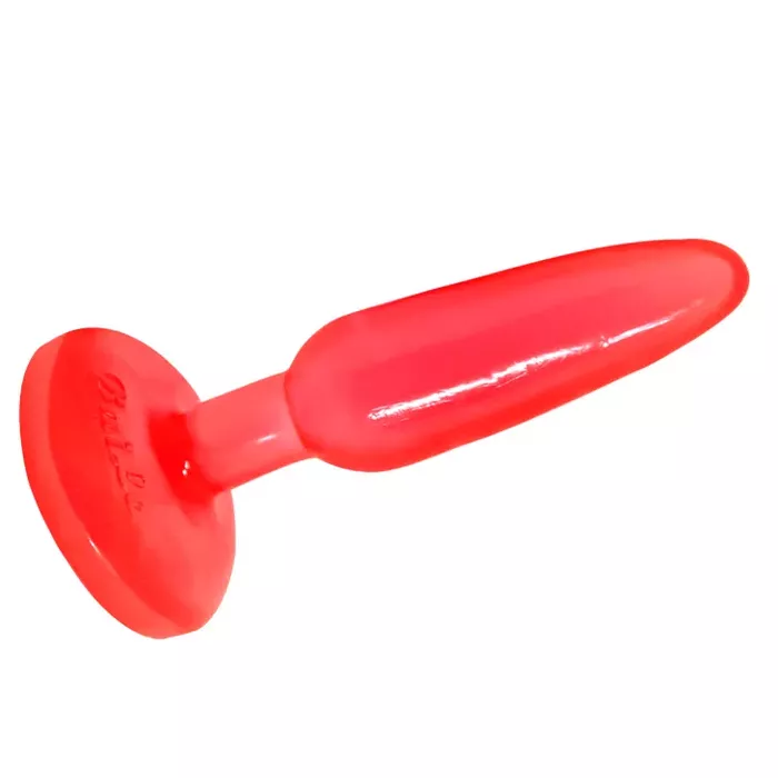 Анальная пробка BAILE Red Soft Touch — силикон 14.2x3.9 см Photo 2