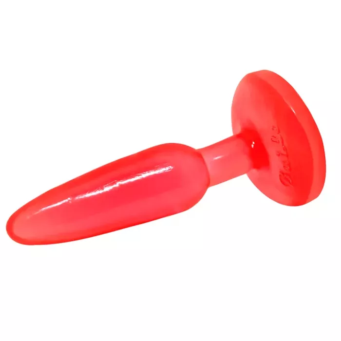 Анальная пробка BAILE Red Soft Touch — силикон 14.2x3.9 см Photo 3