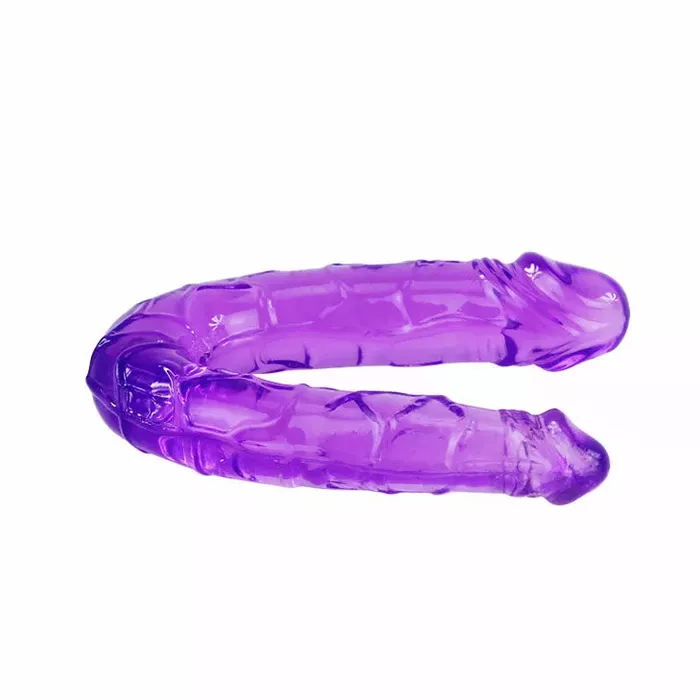 Double-ended dildo BAILE flexible jelly D66-194148LL Photo 2