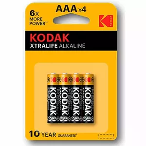 KODAK XTRALIFE ALKALINE BATTERY AAA LR03 BLISTER * 4