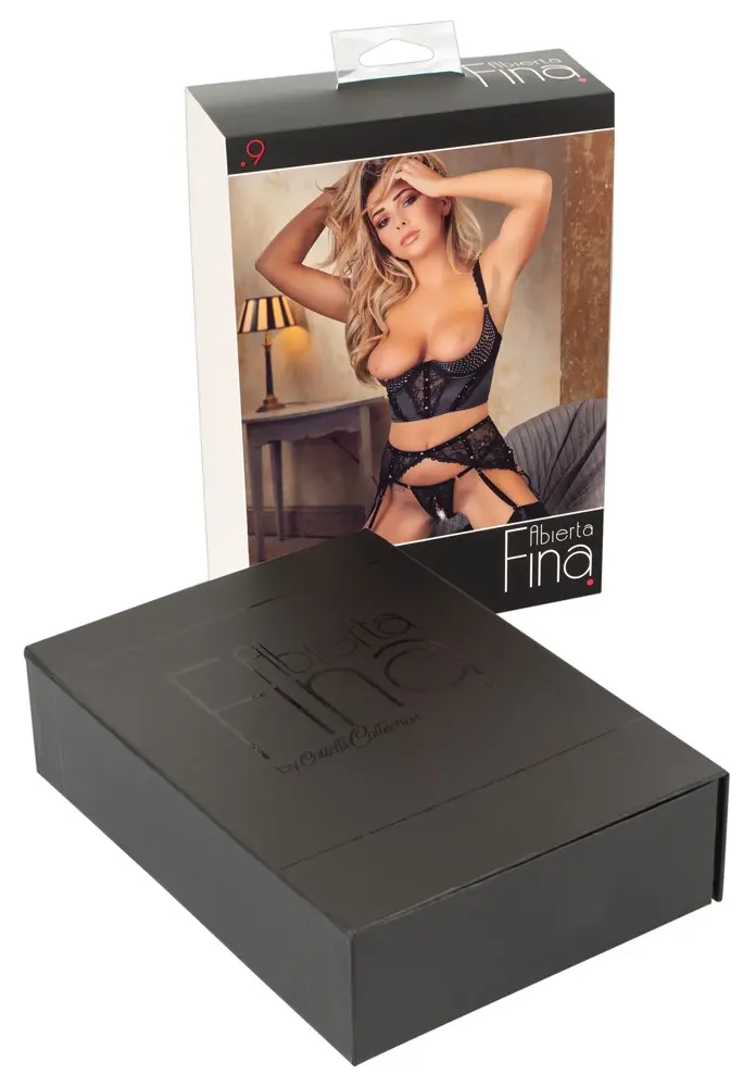 Apakšveļas komplekts abierta fina Shelf Bra Set 75B/S Photo 23