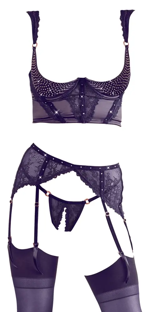 Lingerie set abierta fina Shelf Bra Set 80B/M Photo 22