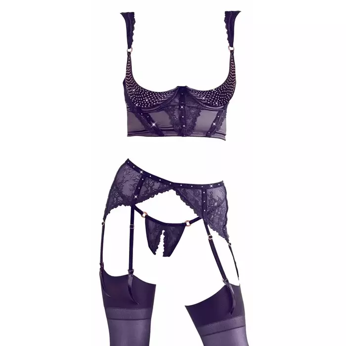 Apakšveļas komplekts abierta fina Shelf Bra Set 85B/L Photo 9