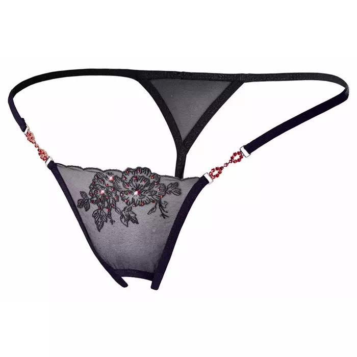 Стринги Cottelli Collection String Red Gemstones M/L Photo 3