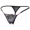 Стринги Cottelli Collection String Red Gemstones M/L Photo 3